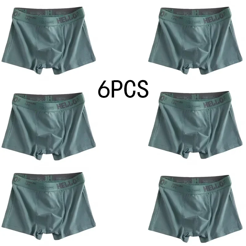 6 Pezzi Boxer Uomo Mutande Elasticizzato Slip Intimo vari colori Pantaloncino