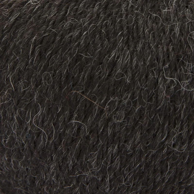 ggh Baby Alpaka natur | 100% Baby Alpaka Wolle | 100m/50g | 007 - Dunkelbraum meliert