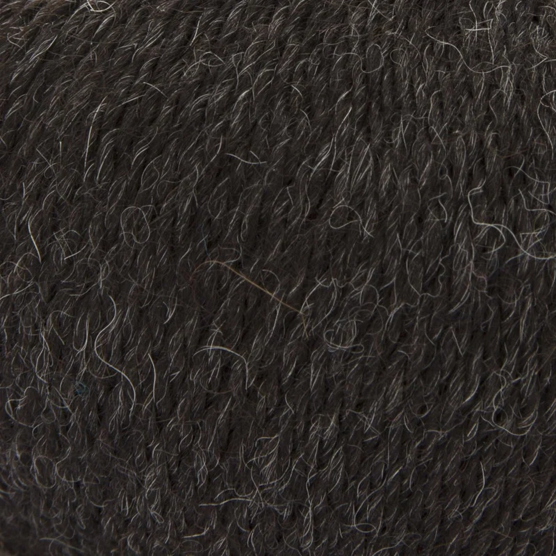 ggh Baby Alpaka natur | 100% Baby Alpaka Wolle | 100m/50g | 007 - Dunkelbraum meliert