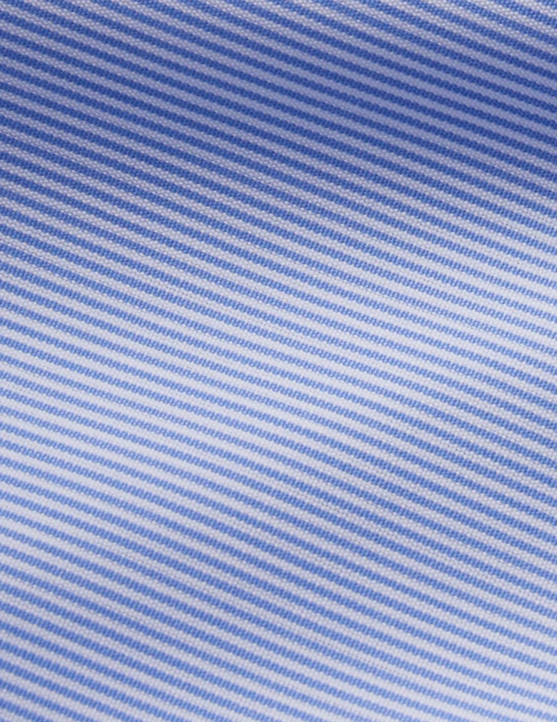 Chemise Semi-ajustée rayée bleue