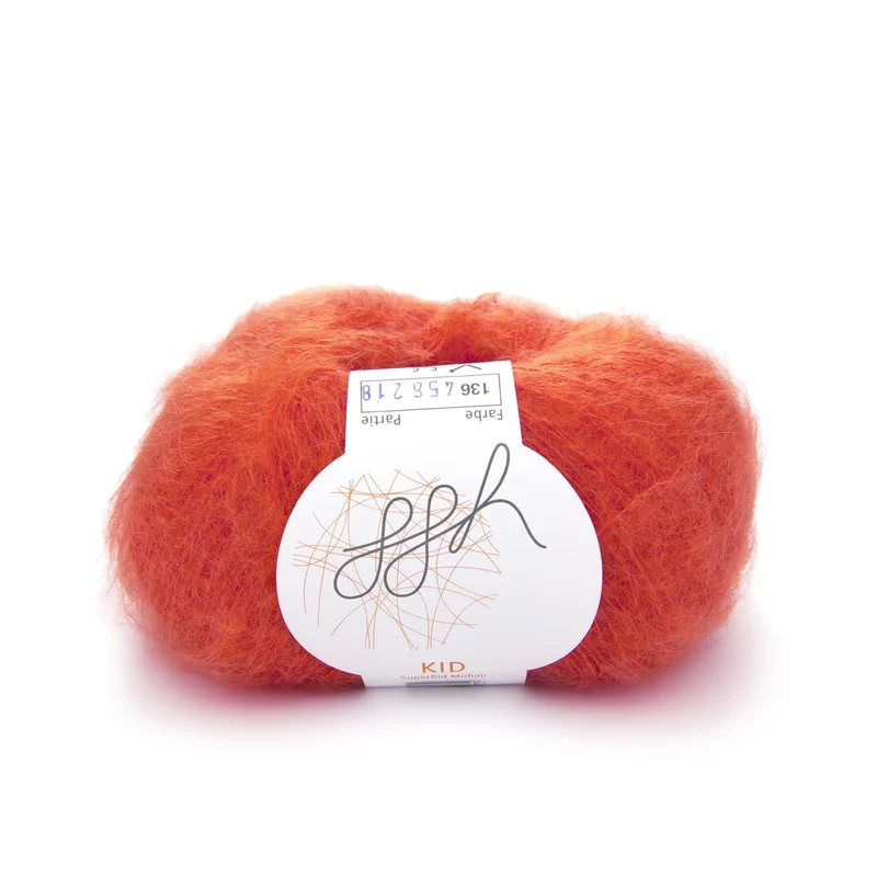 ggh Kid | Mohairwolle | 250m/25g | 136 - Kapuzinerorange