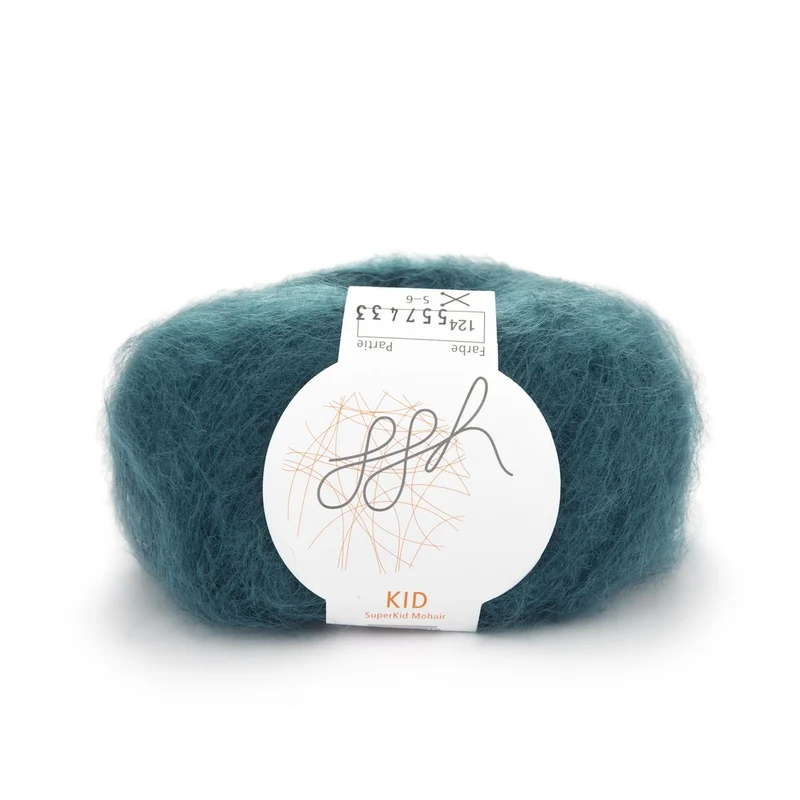 ggh Kid | Mohairwolle | 250m/25g | 124 - Entenblau