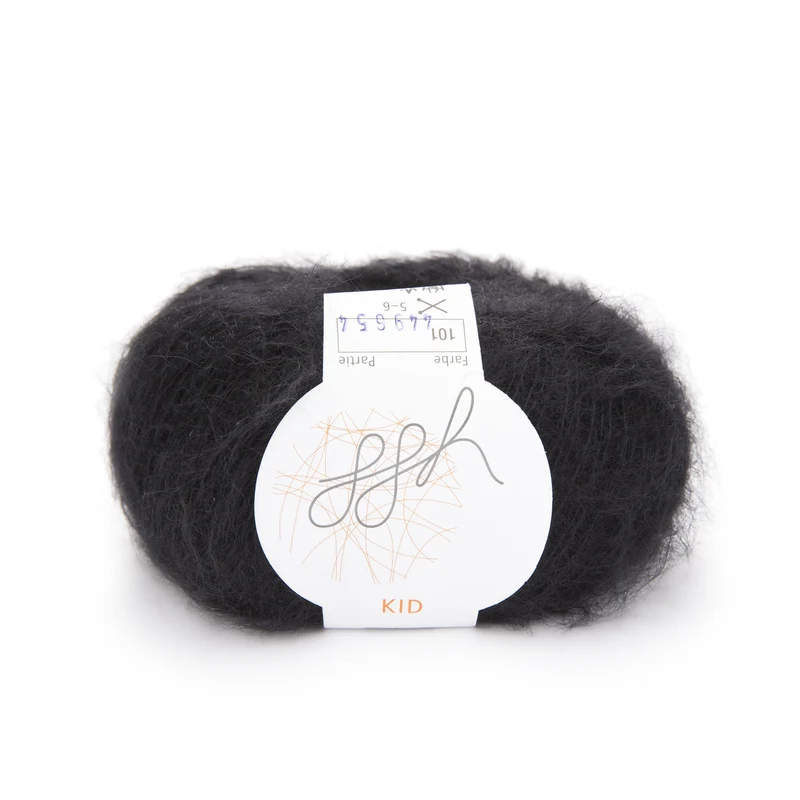 ggh Kid | Mohairwolle | 250m/25g | 101 - Schwarz