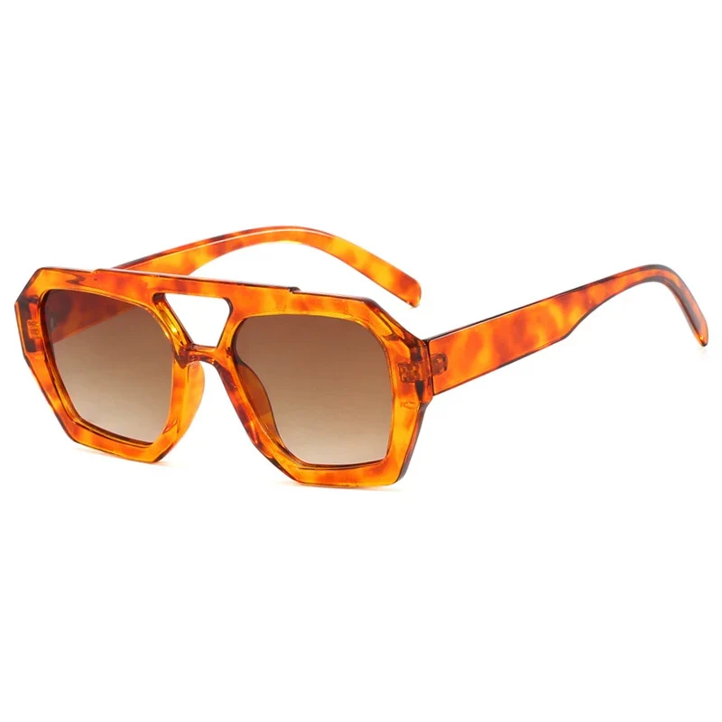 Damen Sonnenbrille Designer Luxus Brille Quadratische Übergröße Gläser Vintage