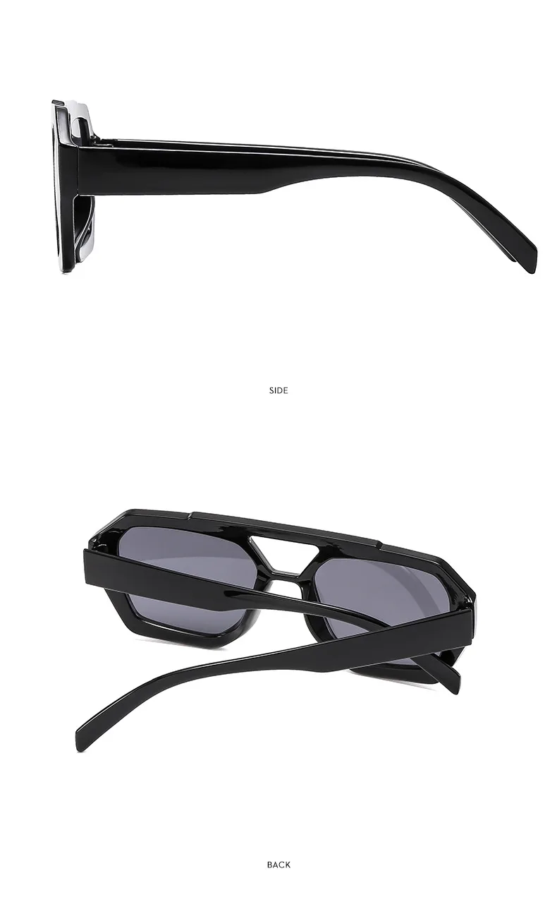 Occhiali da sole ovali oversize per donna e uomo Fotocromatici Polarizzati UV400