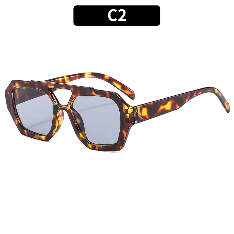 Occhiali da sole ovali oversize per donna e uomo Fotocromatici Polarizzati UV400