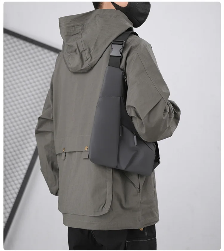 Borsa da petto Zaino Monospalla Marsupio Per Uomo Borsello Moto Fondina