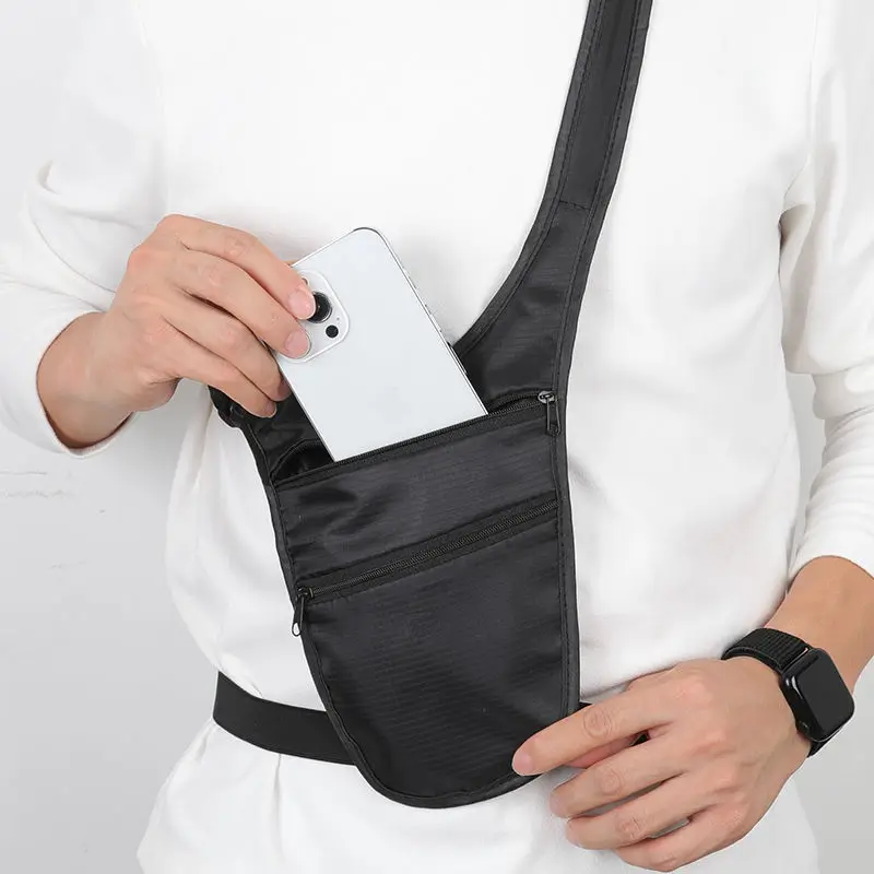 Reise Versteckte Taille Tasche Sport Telefon Männer Anti-diebstahl Gürtel Tasche Ultra-Dünne Wasserdichte Fanny Pack Neue Frauen laufen Licht Taille Tasche