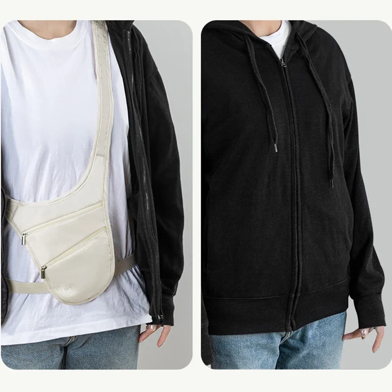 Reise Versteckte Taille Tasche Sport Telefon Männer Anti-diebstahl Gürtel Tasche Ultra-Dünne Wasserdichte Fanny Pack Neue Frauen laufen Licht Taille Tasche