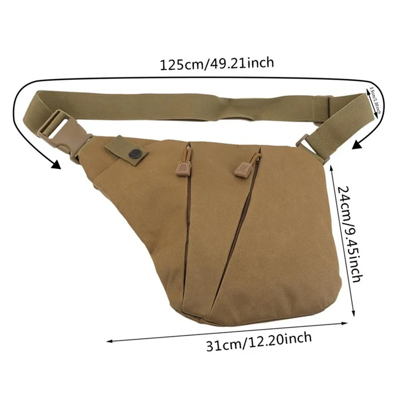 Borsa da petto Zaino Monospalla Marsupio Per Uomo Borsello Moto Fondina