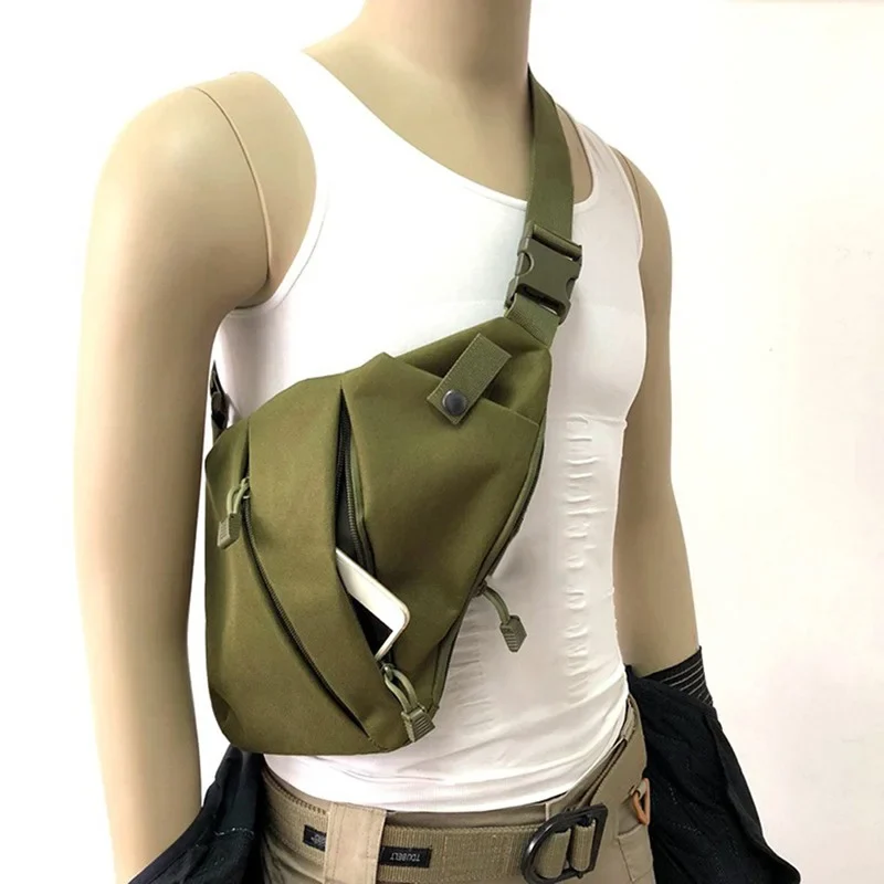 Borsa da petto Zaino Monospalla Marsupio Per Uomo Borsello Moto Fondina