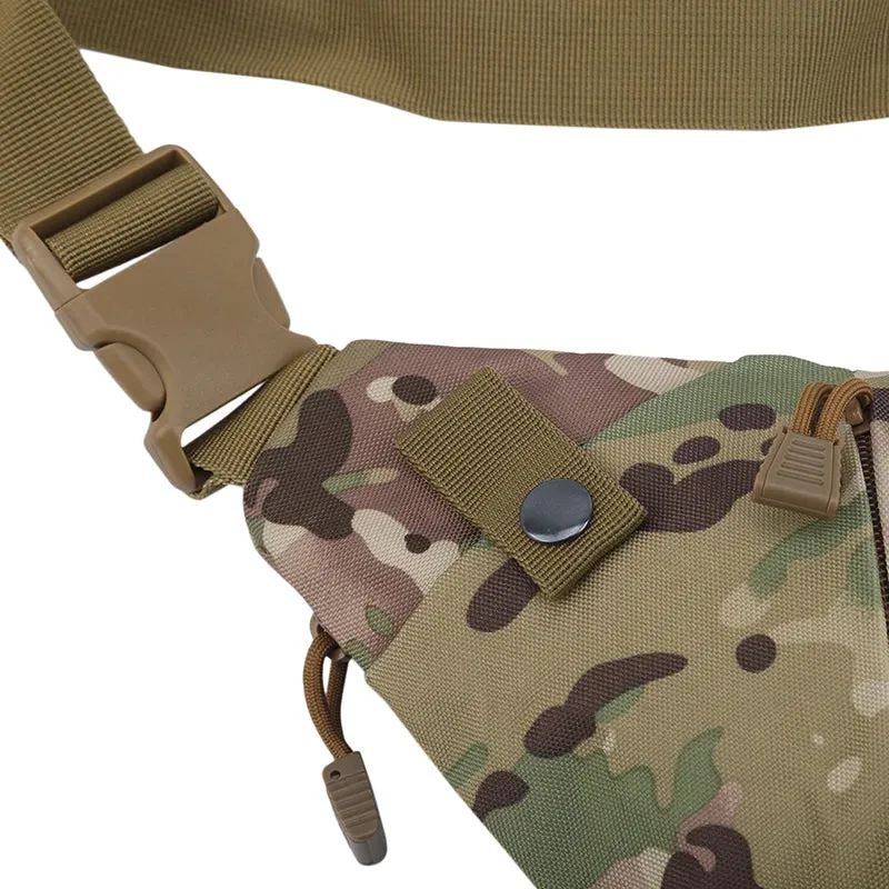 Borsa da petto Zaino Monospalla Marsupio Per Uomo Borsello Moto Fondina