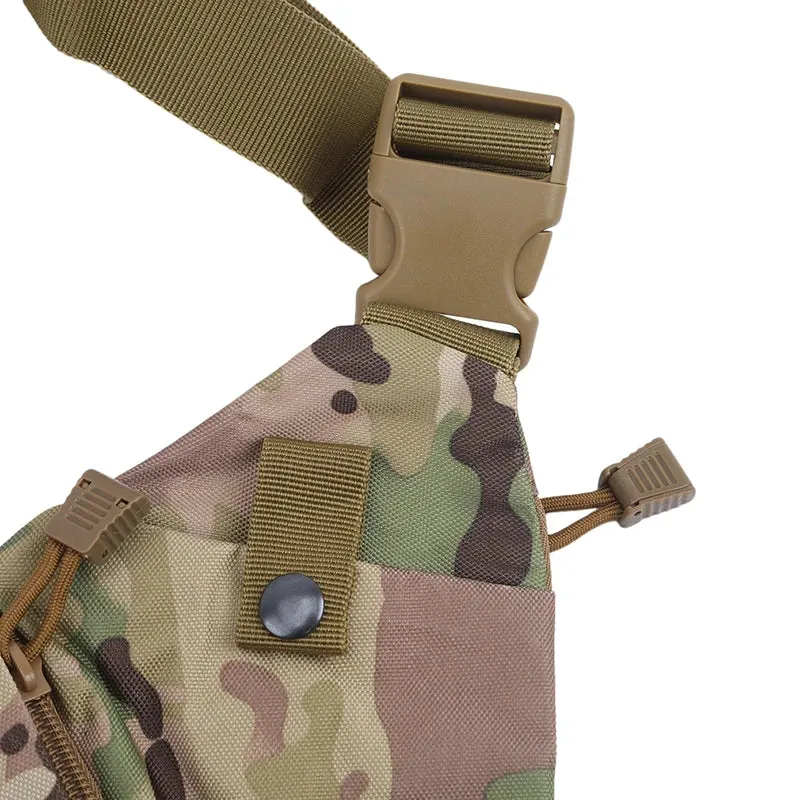 Borsa da petto Zaino Monospalla Marsupio Per Uomo Borsello Moto Fondina