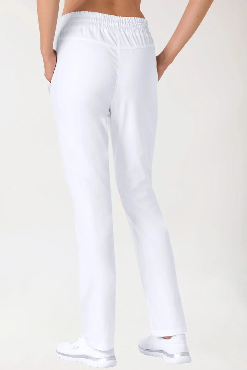 Hose Unisex - hoher Bund - Rundumgummi - weiß