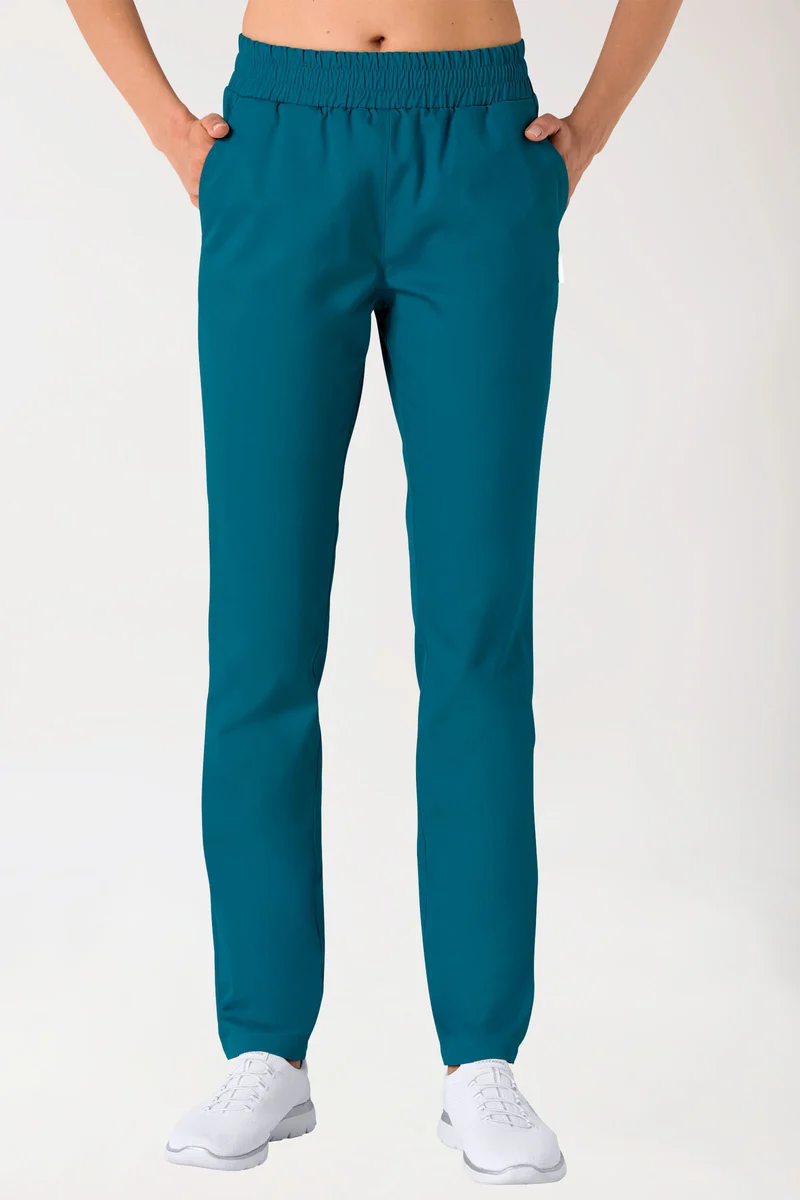 Hose Unisex - hoher Bund petrol