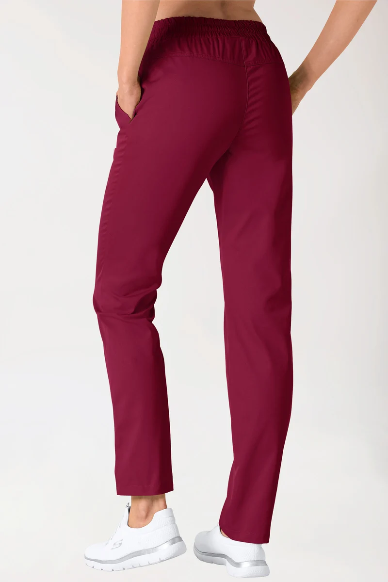 Hose Unisex - hoher Bund bordeaux