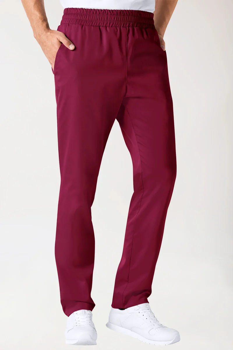Hose Unisex - hoher Bund bordeaux