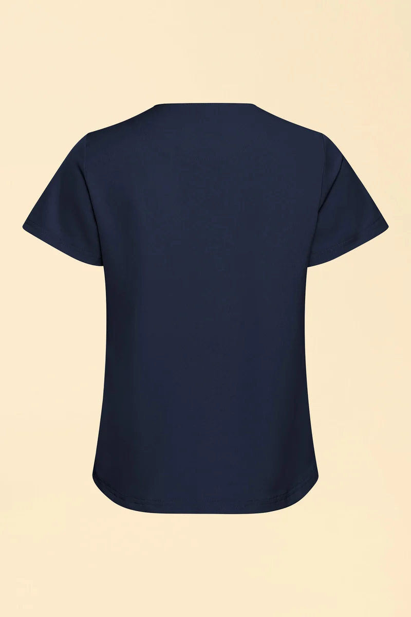 KAERE Shirt Damen - Rundhalsausschnitt navy