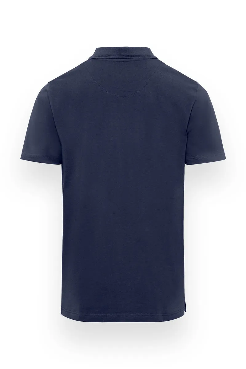 Shirt Herren Piqué - Polokragen navy