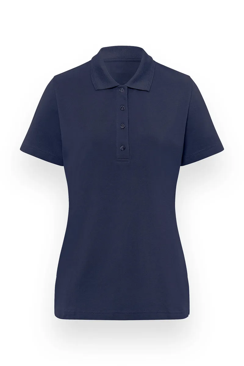 Shirt Damen - Polokragen navy
