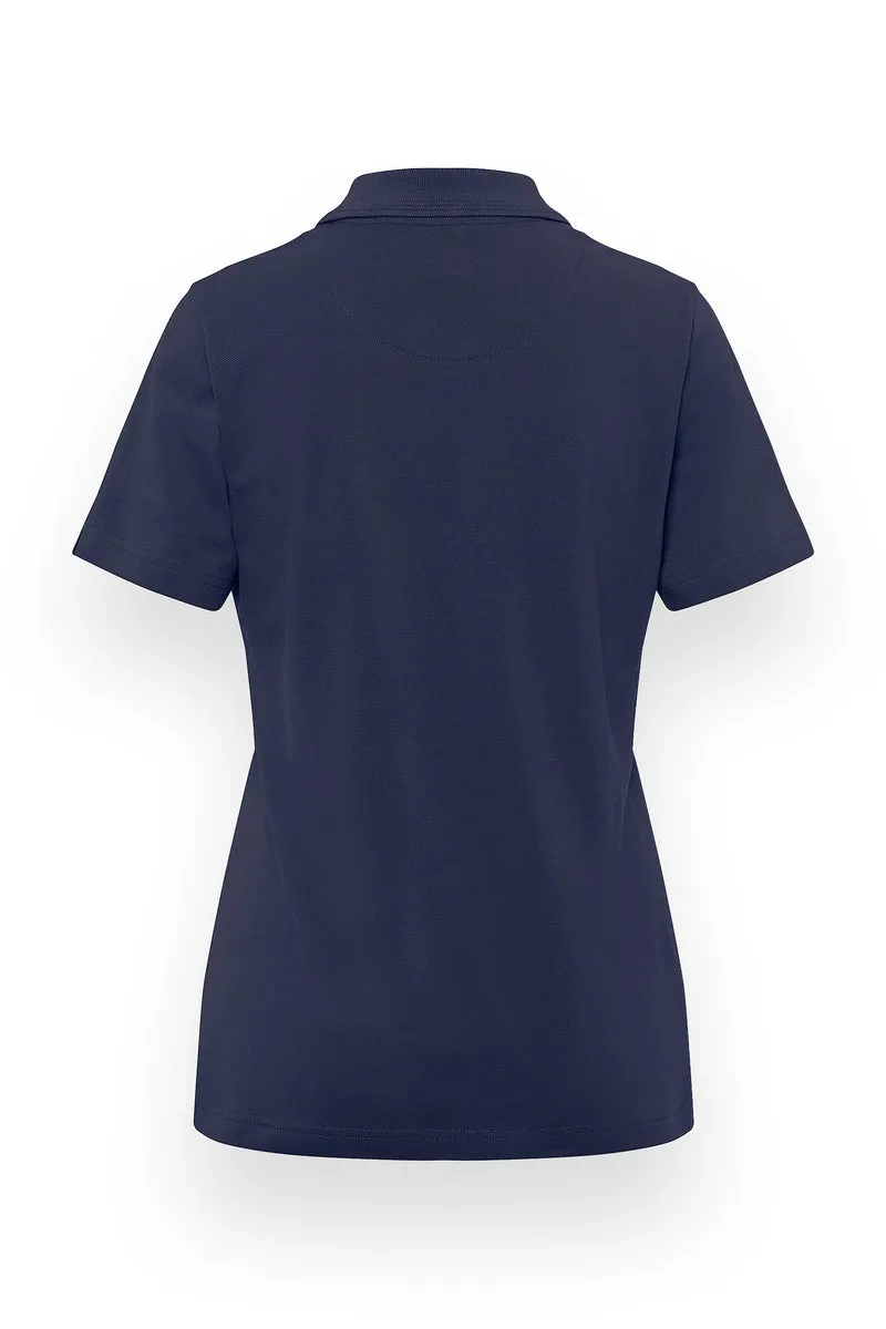 Shirt Damen - Polokragen navy