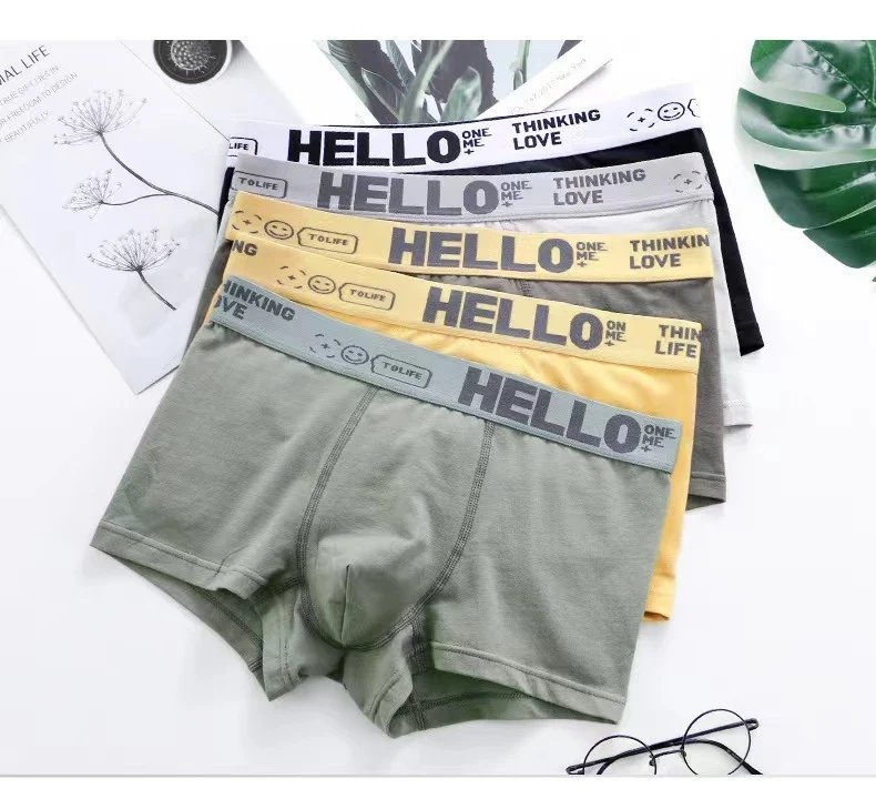 6er Pack Herren Boxershorts Unterhosen Basic Unterwäsche Boxer Shorts