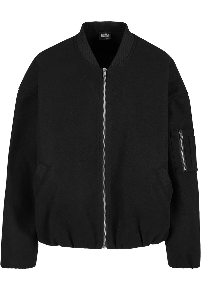 UC Faux Wool Bomber Jacket