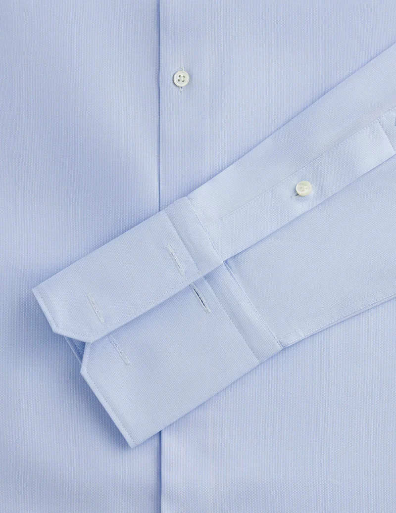 Chemise Ajustée bleue