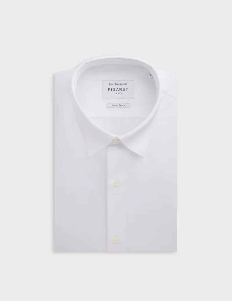 Chemise Semi-ajustée blanche