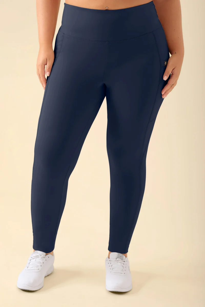 KAERE Leggings Damen - super elastisch navy