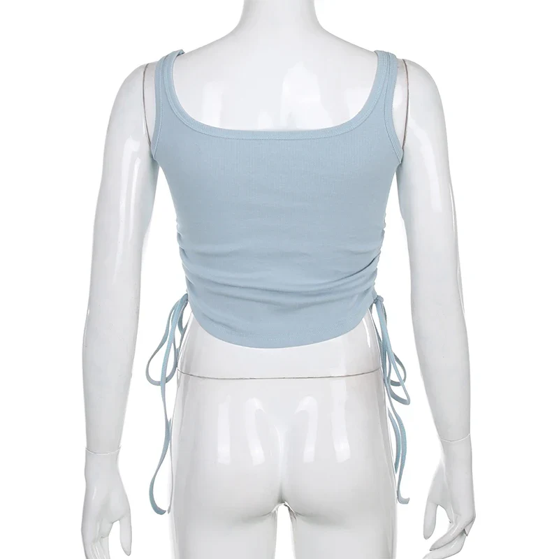 Damen Top Ärmellose Neckholder-Top Tank Top Shirt Trägertop Oberteil Blusen