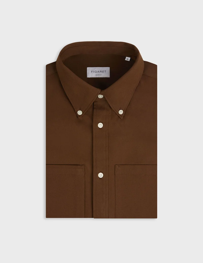Chemise Mathéo marron