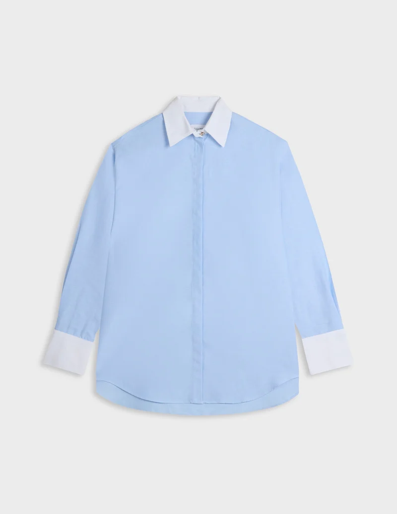 Chemise Mathéa bleue