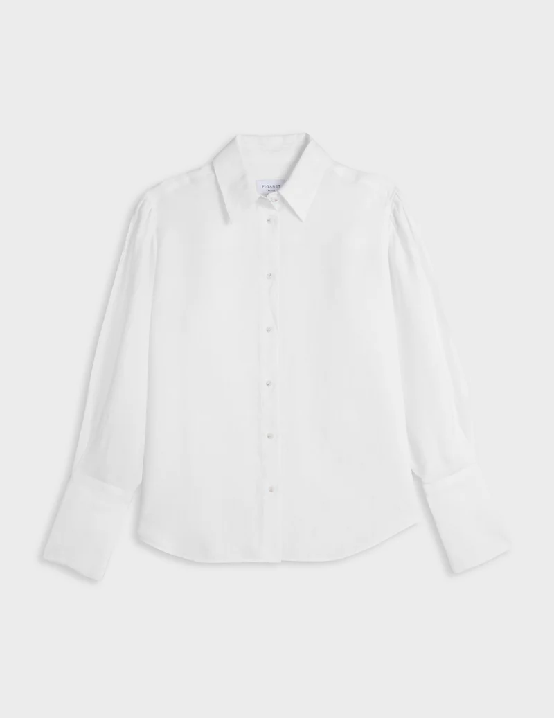 Chemise Lexie en lin blanc