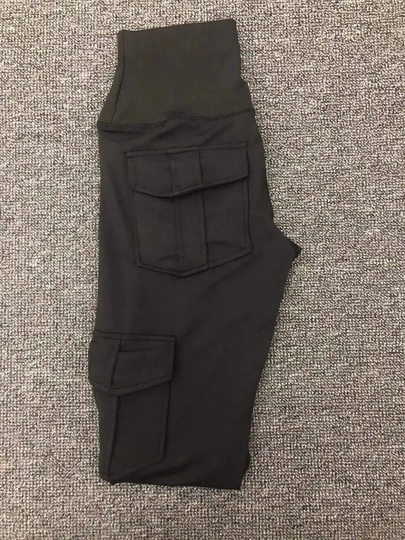 Yoga Leggings Push Up Hohe Taille Sexy Damen Sport Fitness Gym Stretchhose Hose
