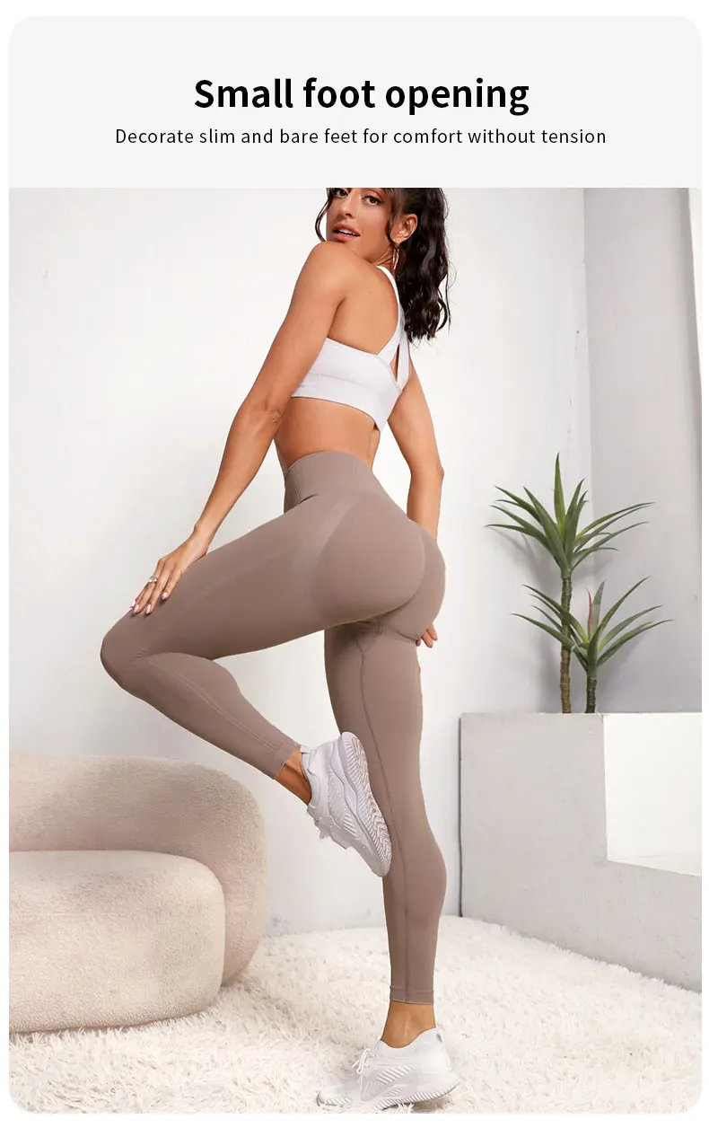 Frauen Nahtlose Hüfte Hose Sport Leggings Push-Up Yoga Gym Fitness Kleidung