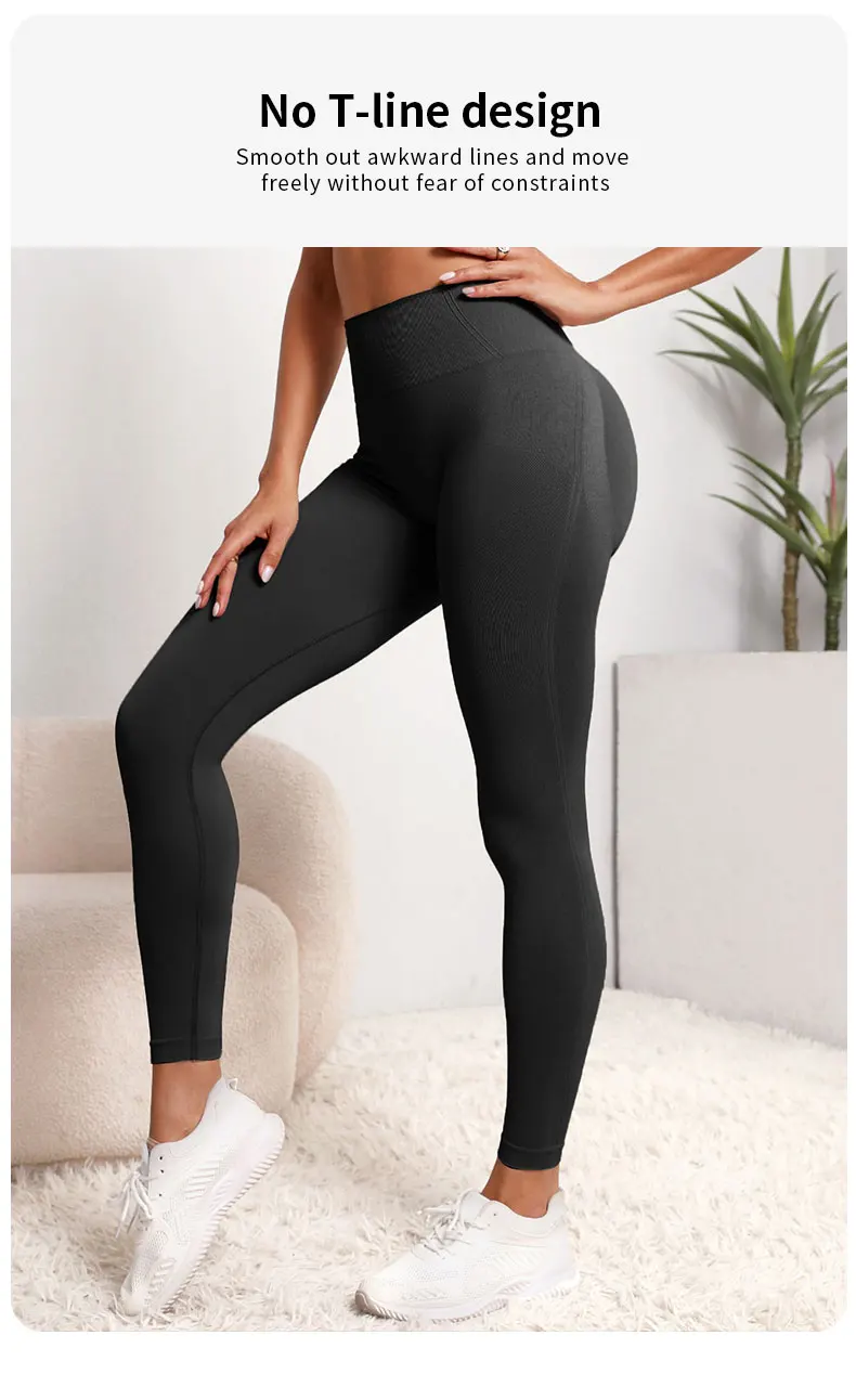 Frauen Nahtlose Hüfte Hose Sport Leggings Push-Up Yoga Gym Fitness Kleidung