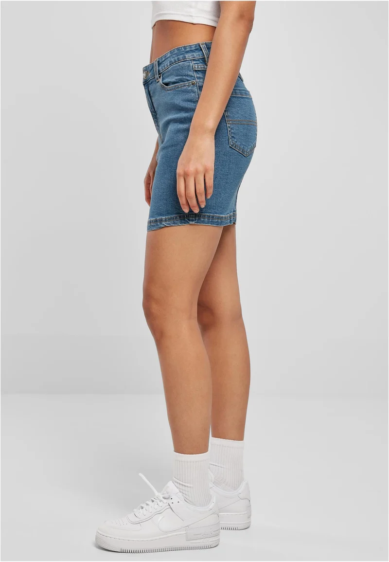 UC Organic Stretch Denim Mini Skirt 32 BLACK