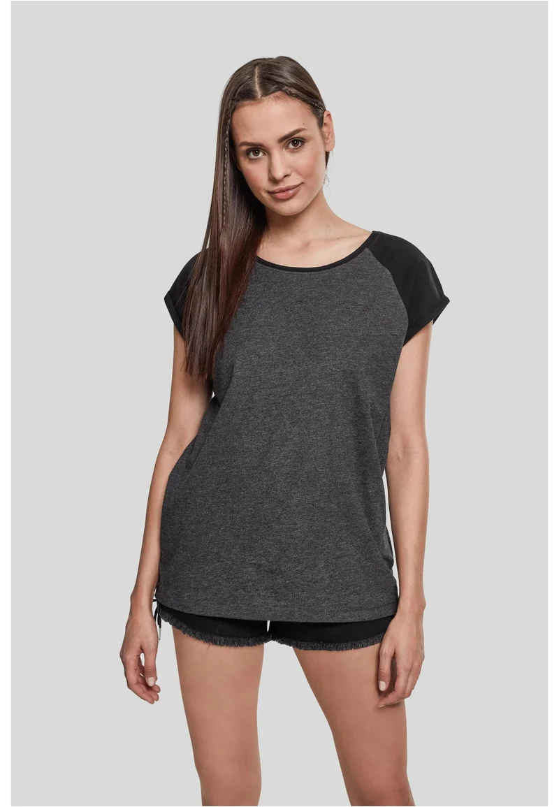 Ladies Contrast Raglan Tee