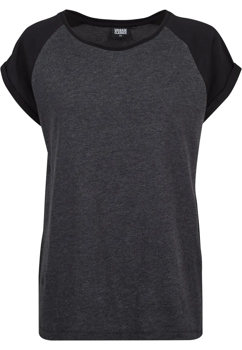 Ladies Contrast Raglan Tee