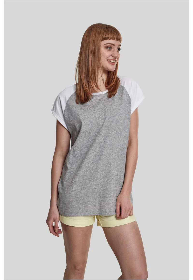 Ladies Contrast Raglan Tee