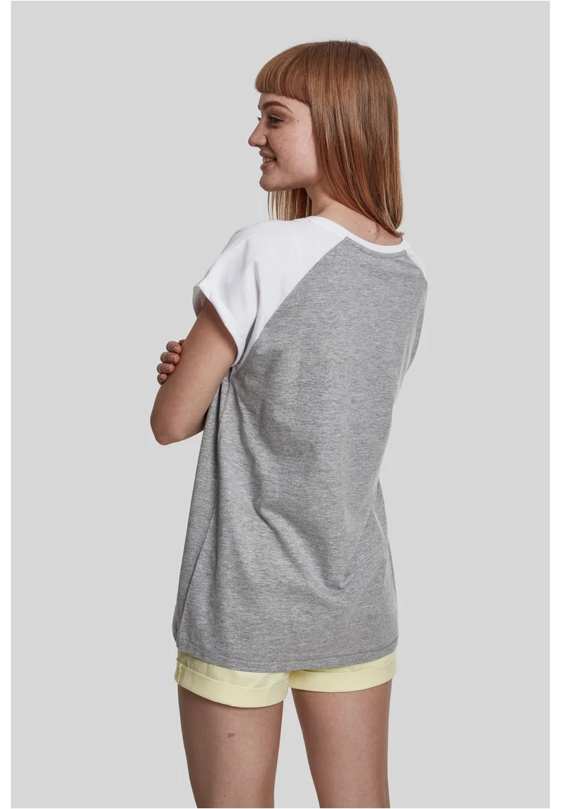 Ladies Contrast Raglan Tee