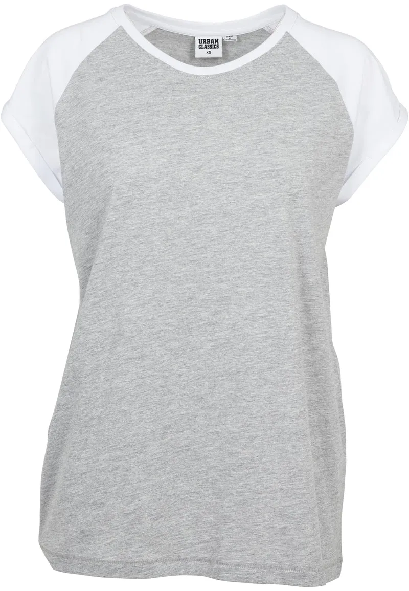 Ladies Contrast Raglan Tee