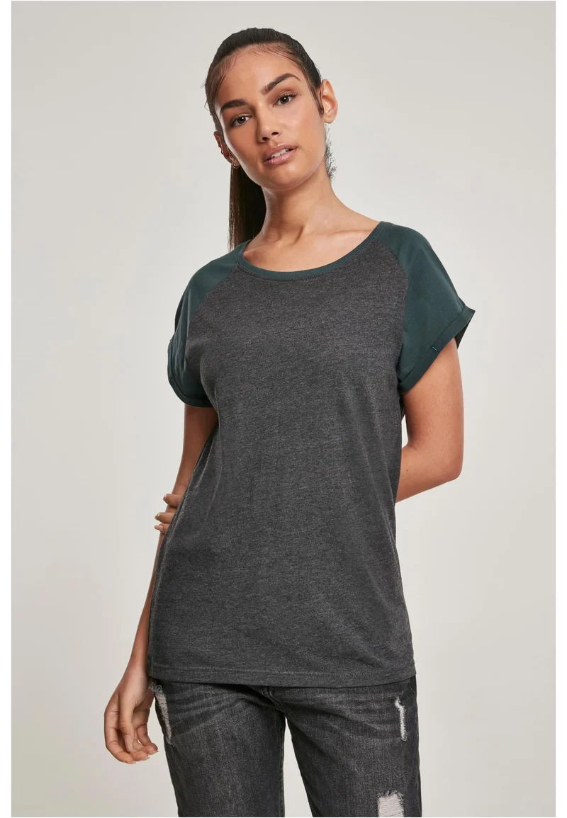 Ladies Contrast Raglan Tee
