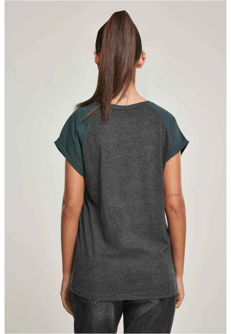 Ladies Contrast Raglan Tee