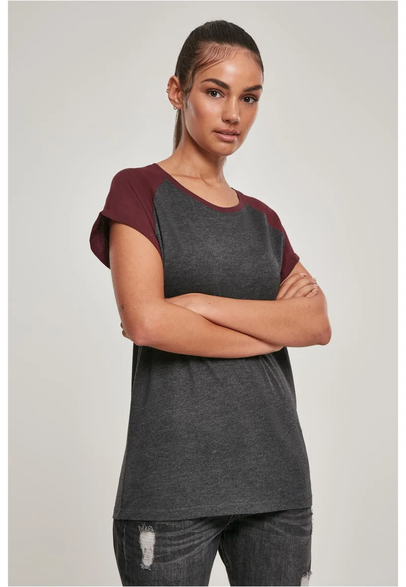 Ladies Contrast Raglan Tee