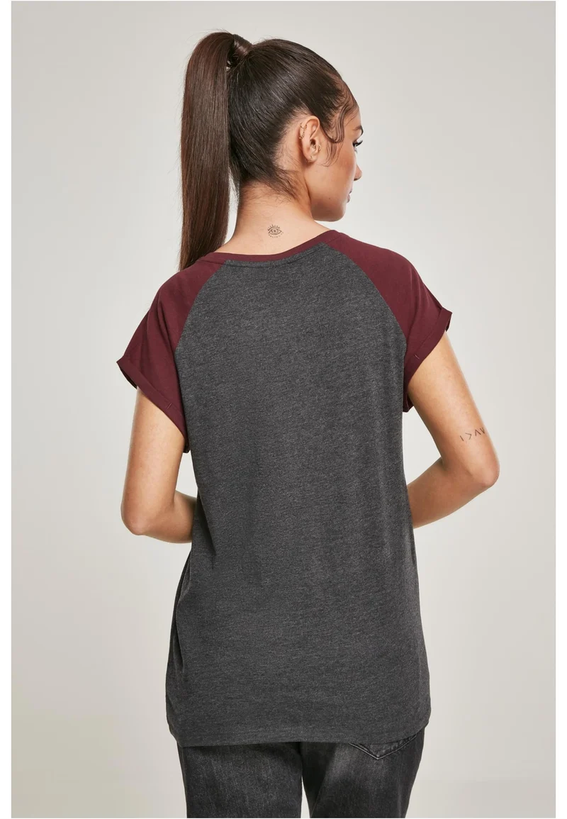 Ladies Contrast Raglan Tee