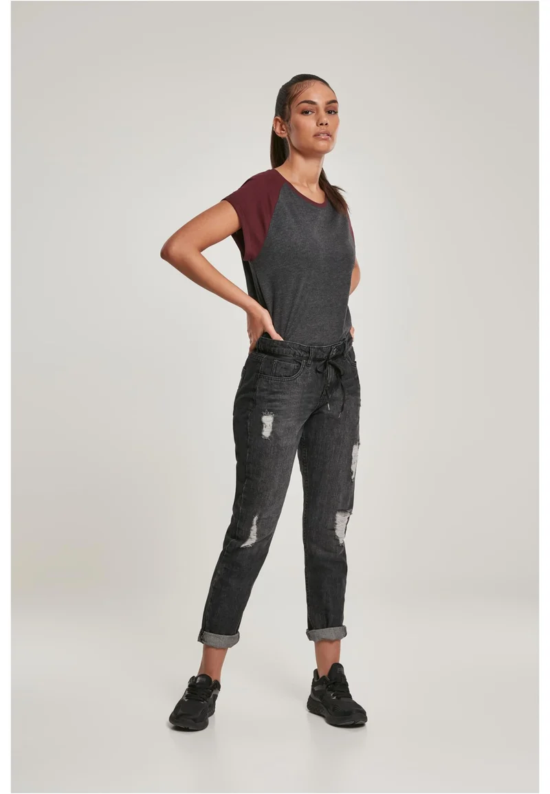 Ladies Contrast Raglan Tee