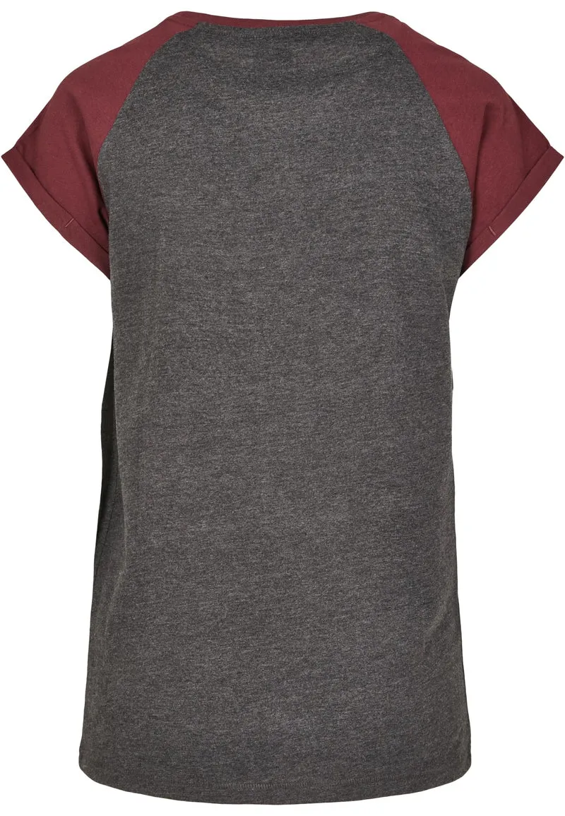 Ladies Contrast Raglan Tee