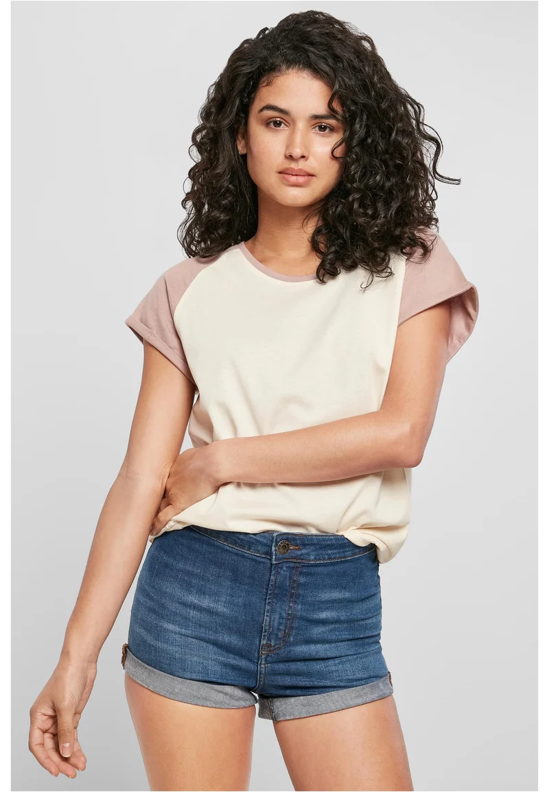 Ladies Contrast Raglan Tee